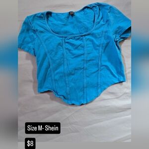Shein Blue Women's Top